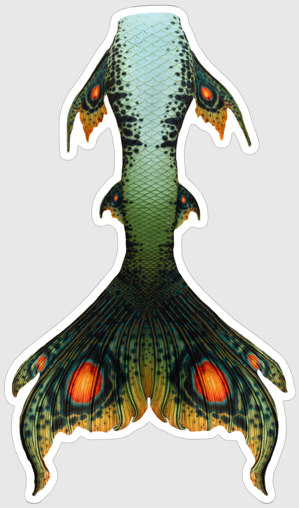 Everglade Merbella by Finfolk Signature Tail Sticker