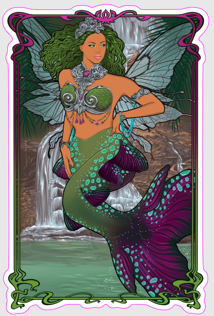 Amphibia Finbella Fairy Mermaid Sticker