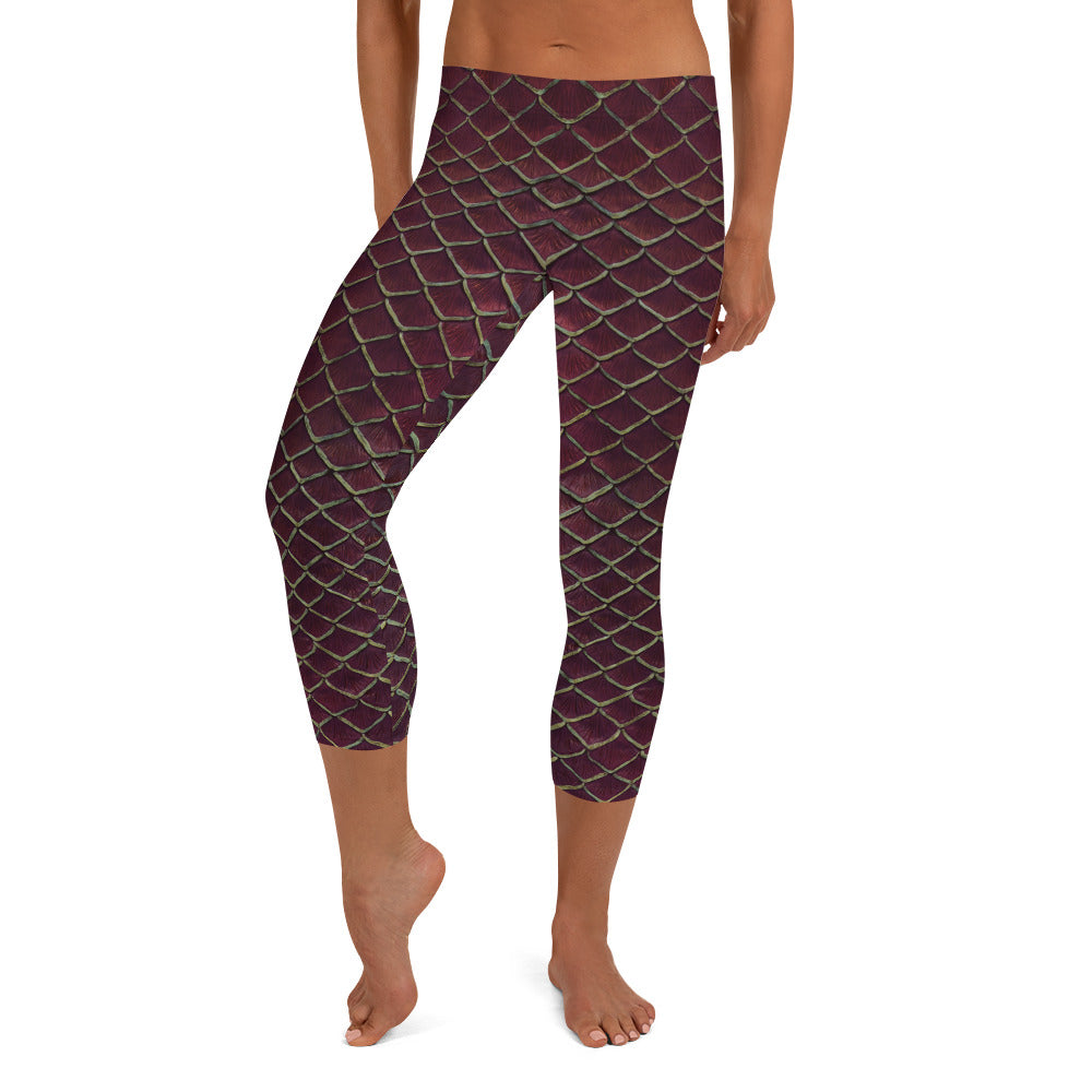 Yule Tide Capri Leggings