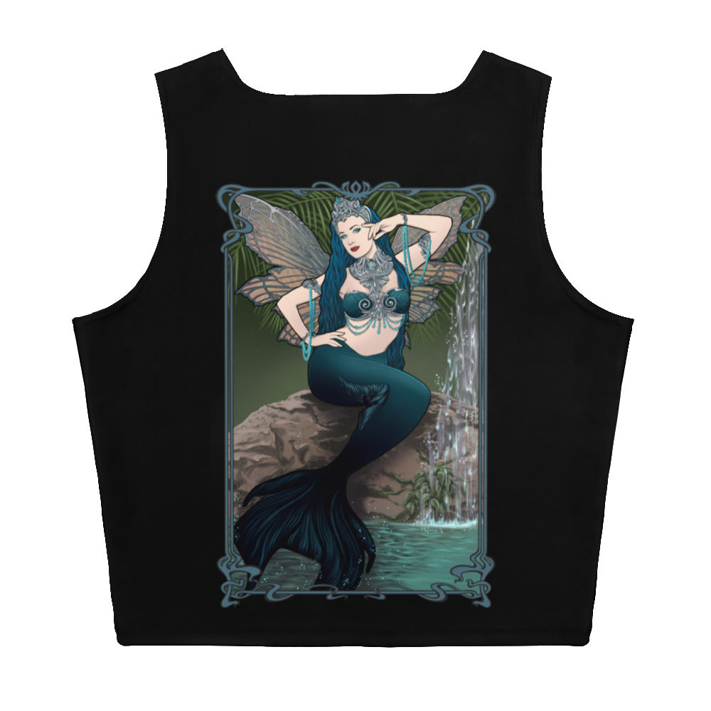 Silhouette Finbella Fairy Mermaid Crop Tank