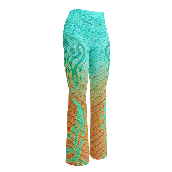 Mermaid flare leggings shops