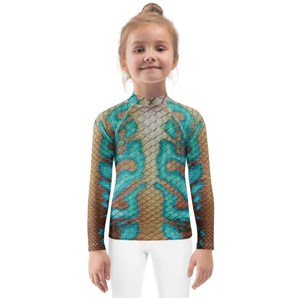 Queen Conch Kids Rash Guard