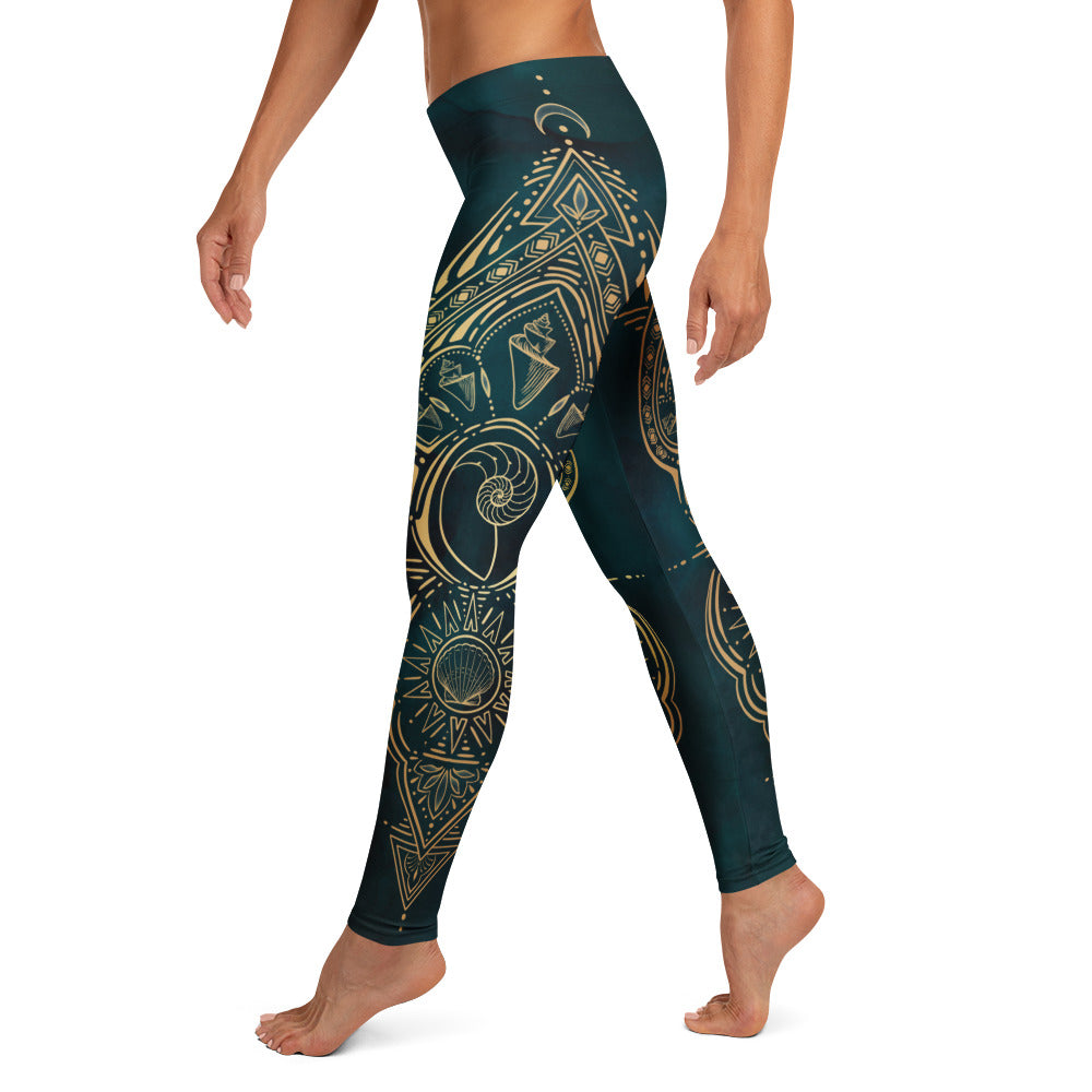 Finbella Riviera Muse Leggings - Teal