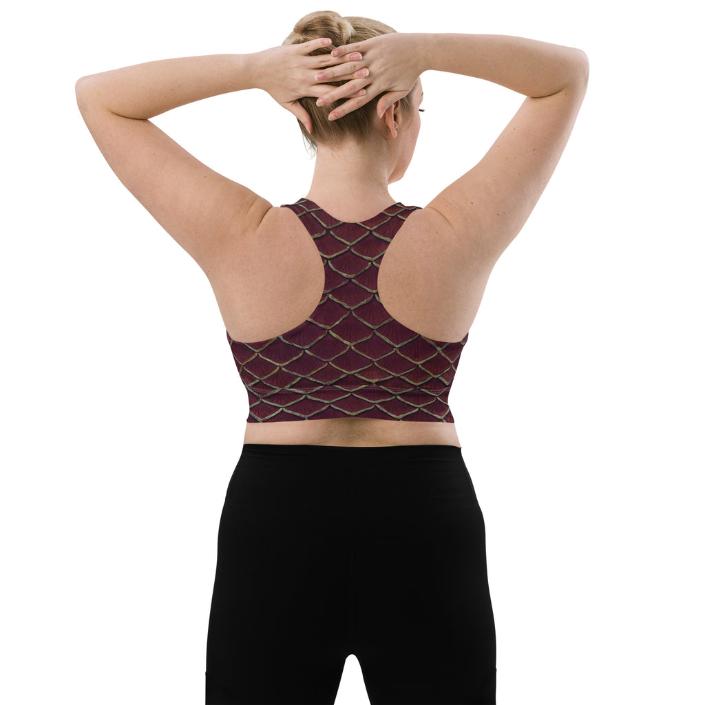 Yule Tide Longline Sports Bra