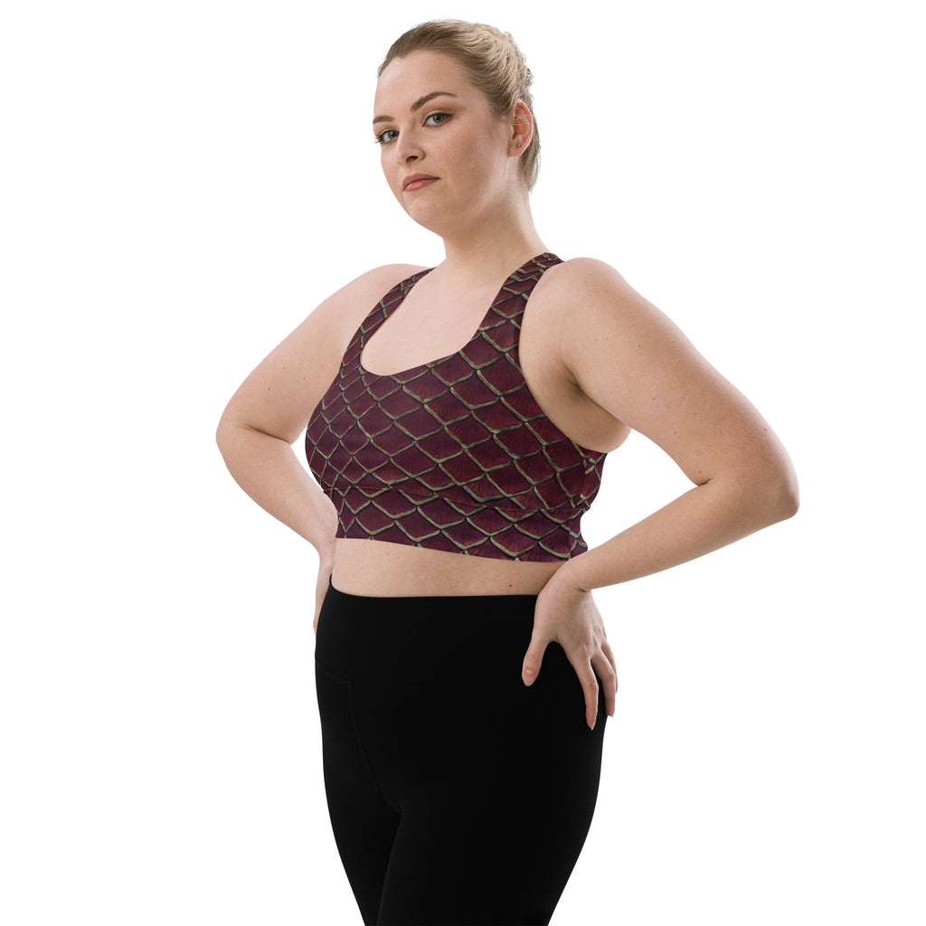Yule Tide Longline Sports Bra