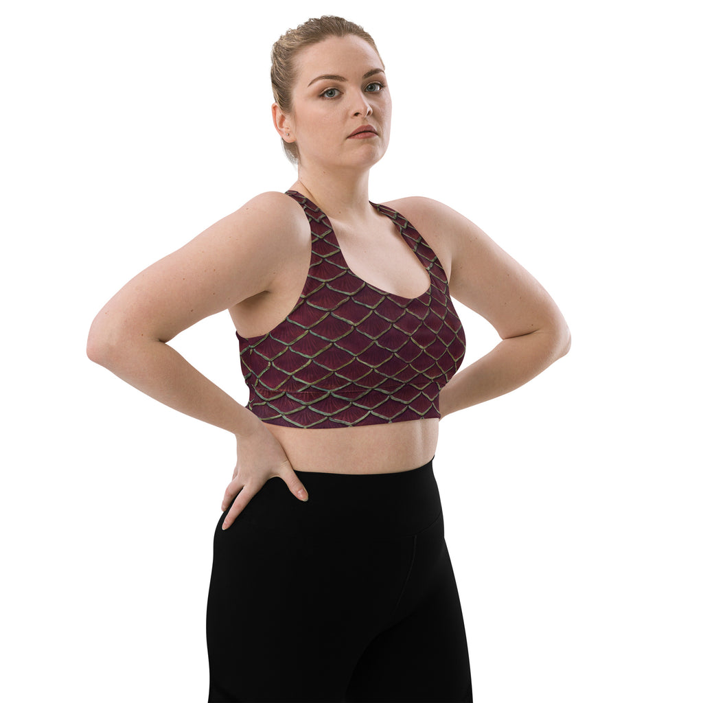 Yule Tide Longline Sports Bra