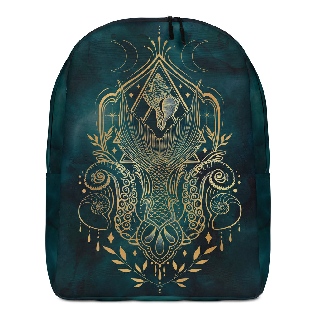 Finbella Riviera Muse Minimalist Backpack - Teal