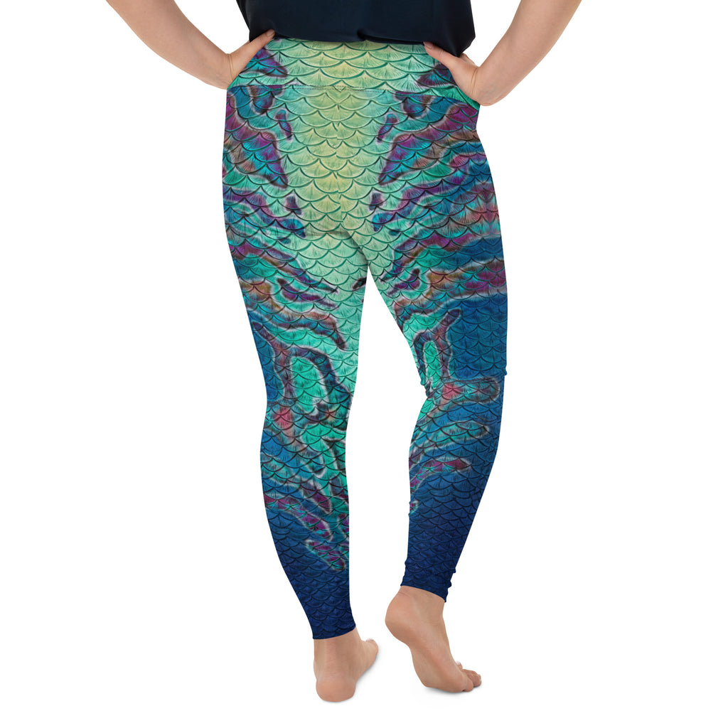 Abalone Abyss Plus Size Leggings