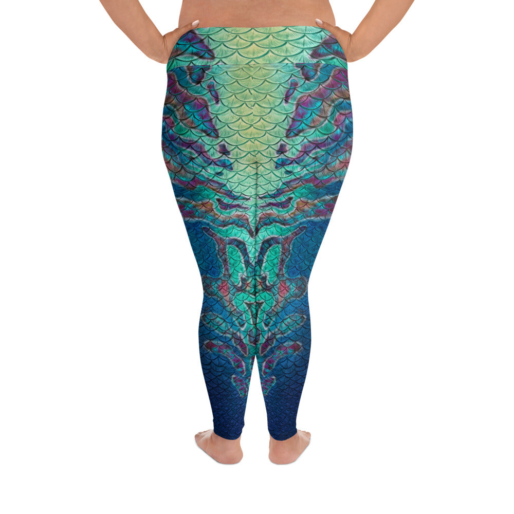 Abalone Abyss Plus Size Leggings