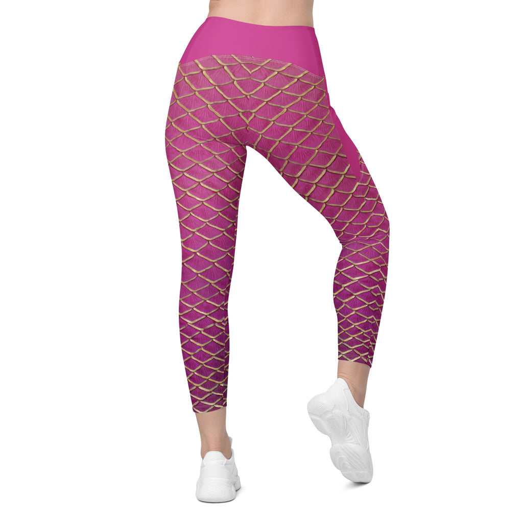 Malibu Cross Waist Leggings with Pockets