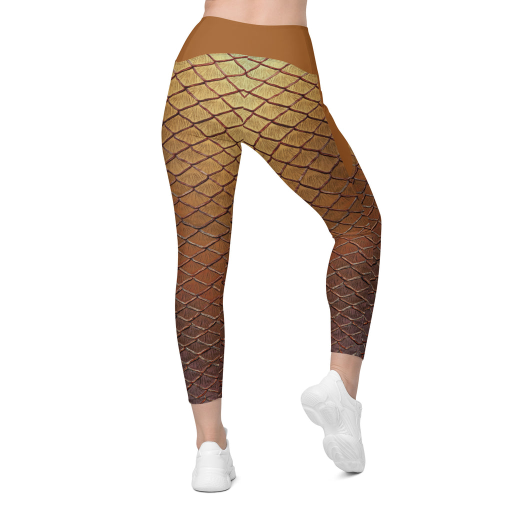 Demeter Cross Waist Leggings with Pockets