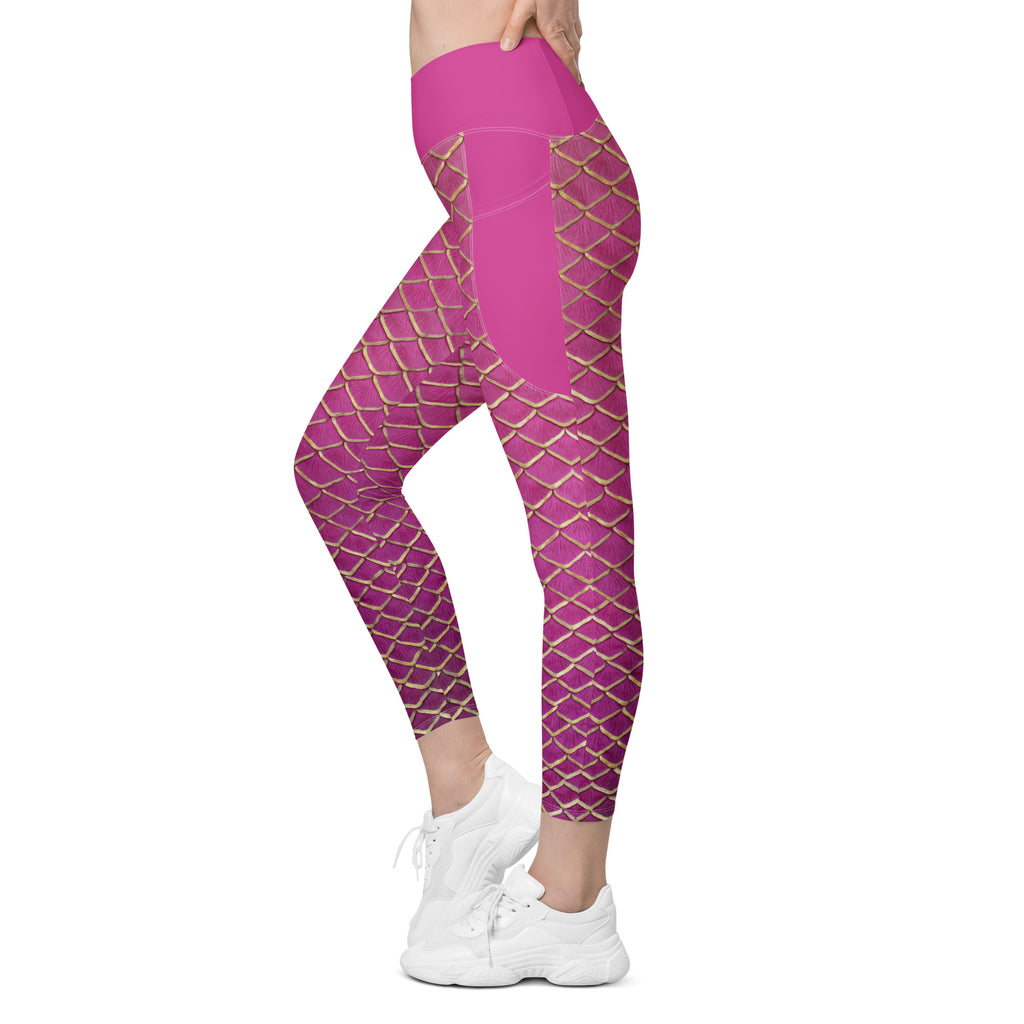 Malibu Cross Waist Leggings with Pockets