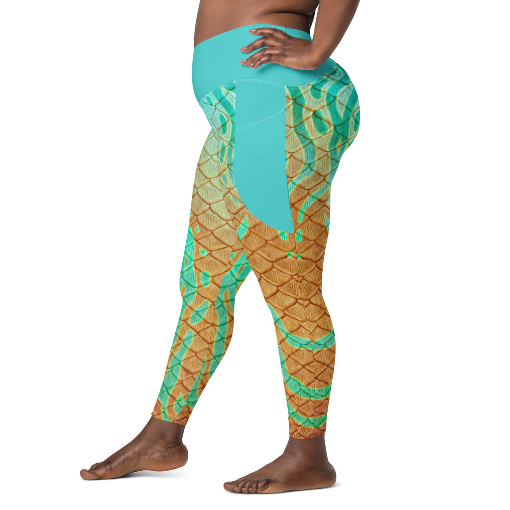 Oasis Cross waist leggings with pockets