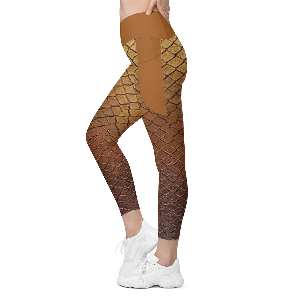 Demeter Cross Waist Leggings with Pockets