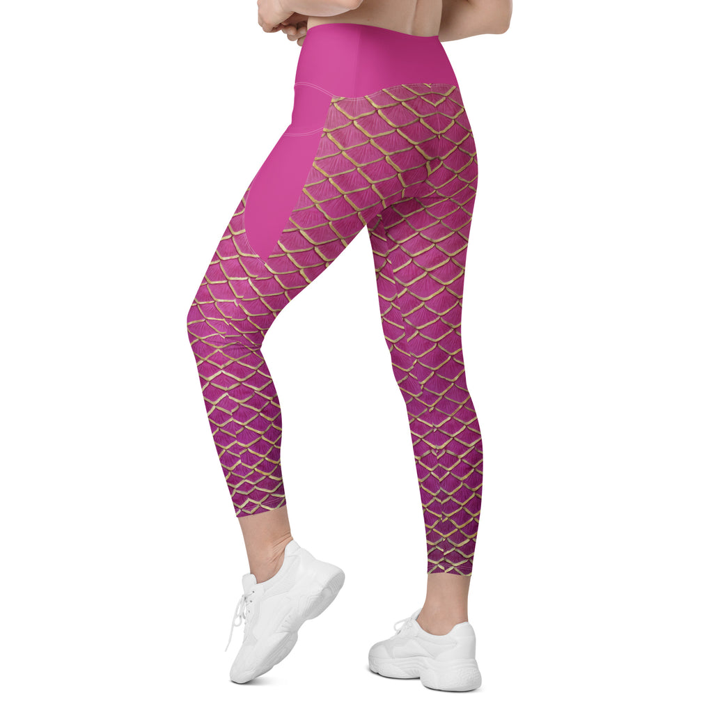 Malibu Cross Waist Leggings with Pockets