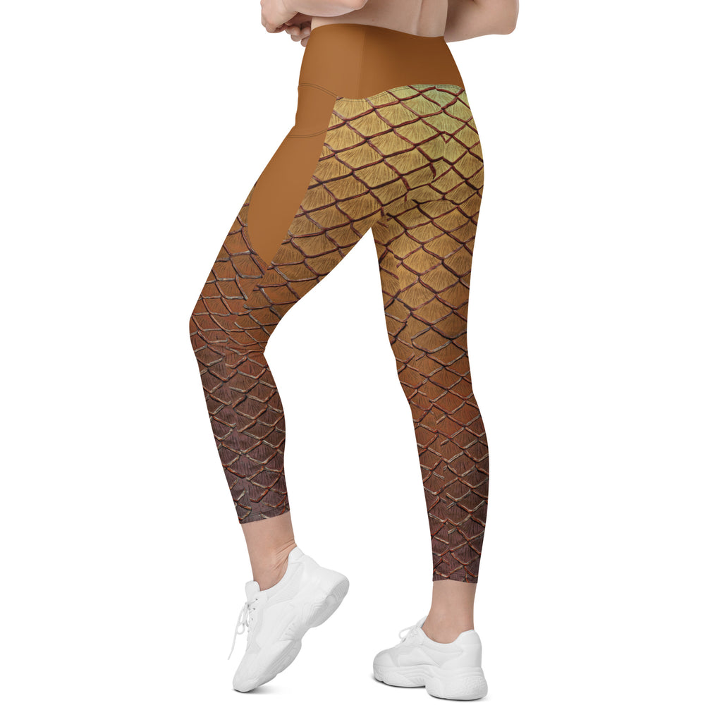 Demeter Cross Waist Leggings with Pockets
