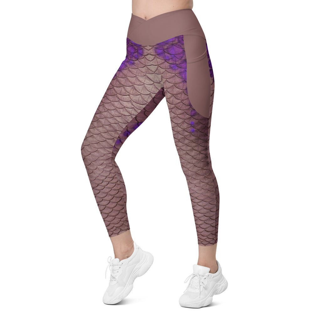 Novaya Cross Waist leggings with pockets