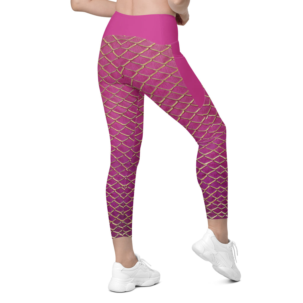 Malibu Cross Waist Leggings with Pockets