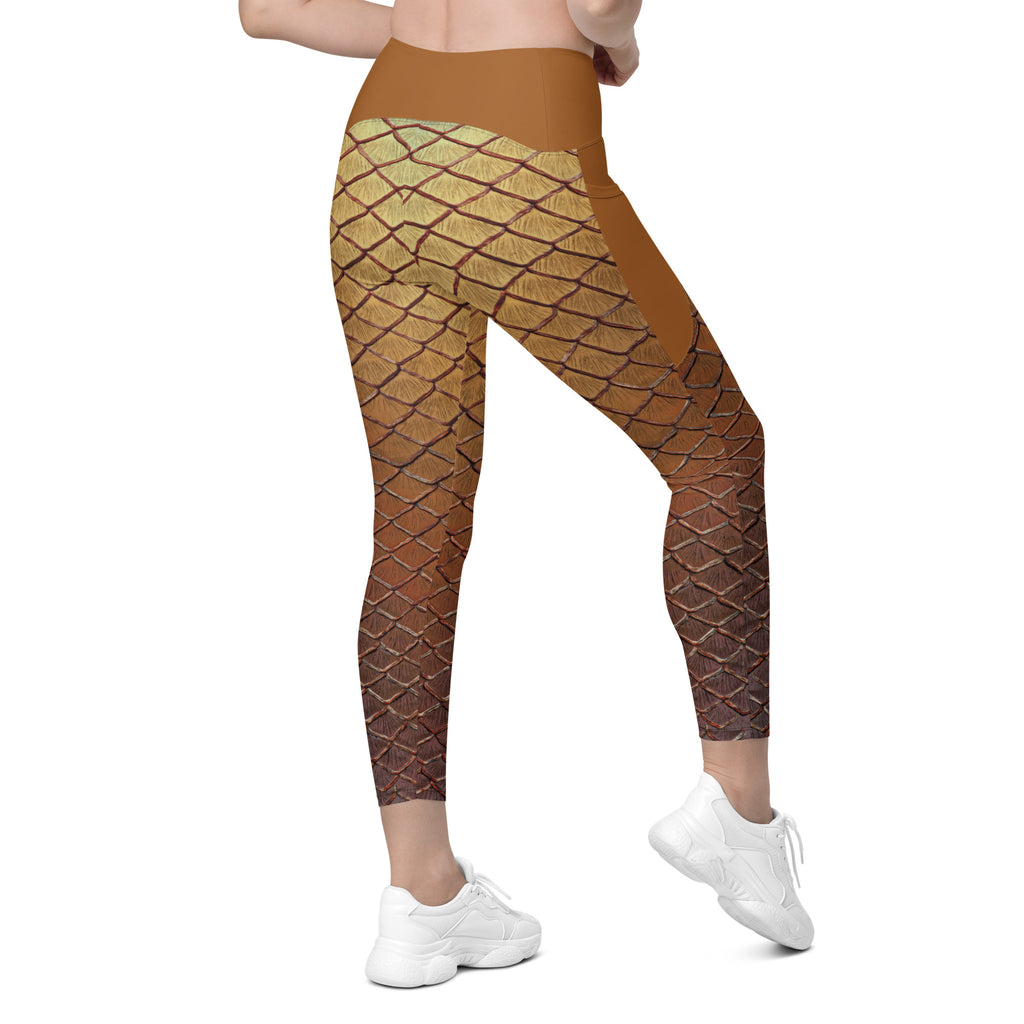Demeter Cross Waist Leggings with Pockets