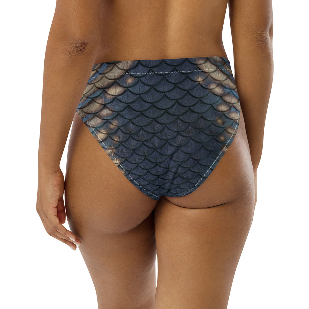 Moonshell Recycled high-waisted bikini bottom