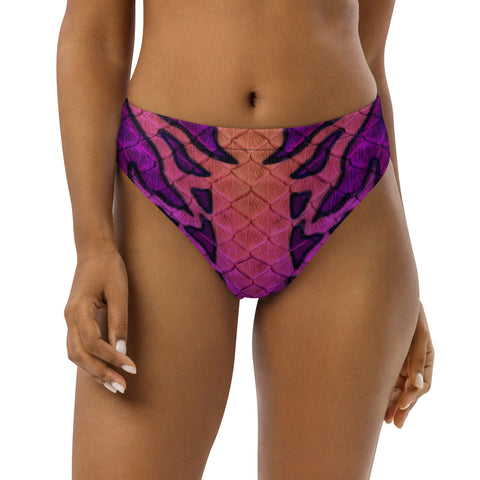Dark Harvest Recycled High-Waisted Bikini Bottom