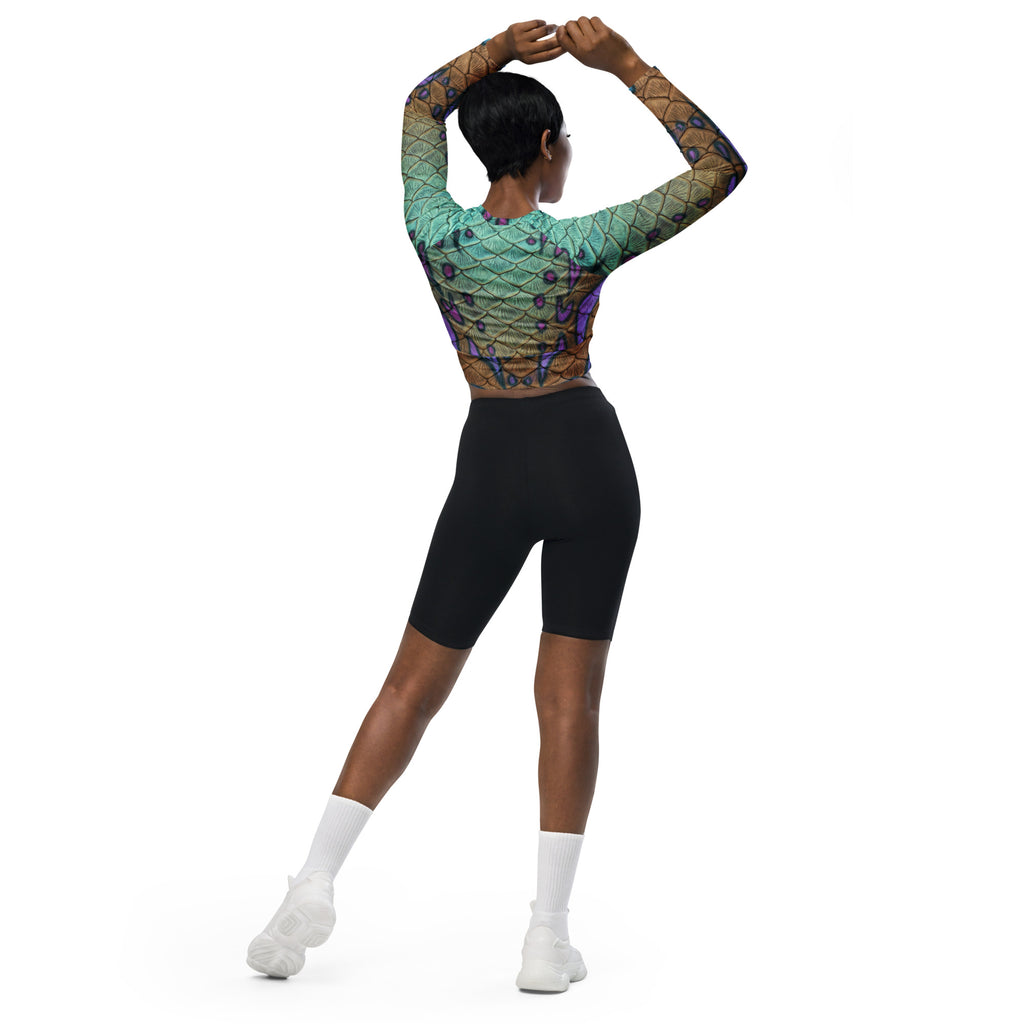 Treasure Cove Recycled Cropped Rash Guard