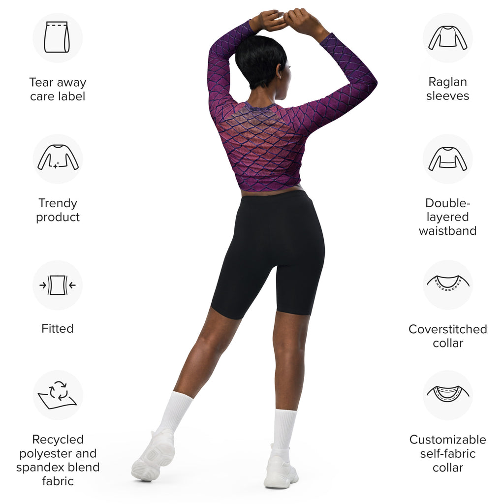 Persephone Recycled Cropped Rash Guard