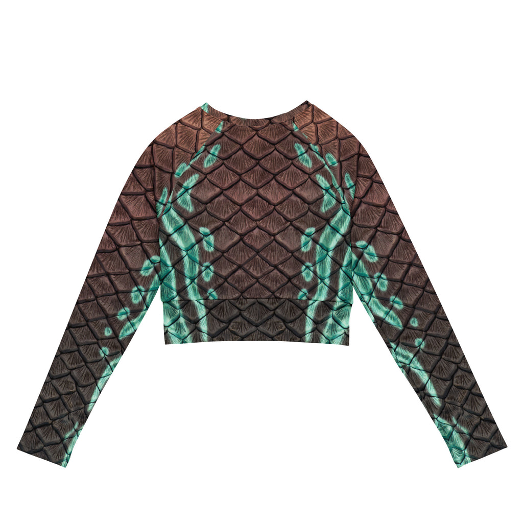 Song of the Sea Recycled Cropped Rash Guard