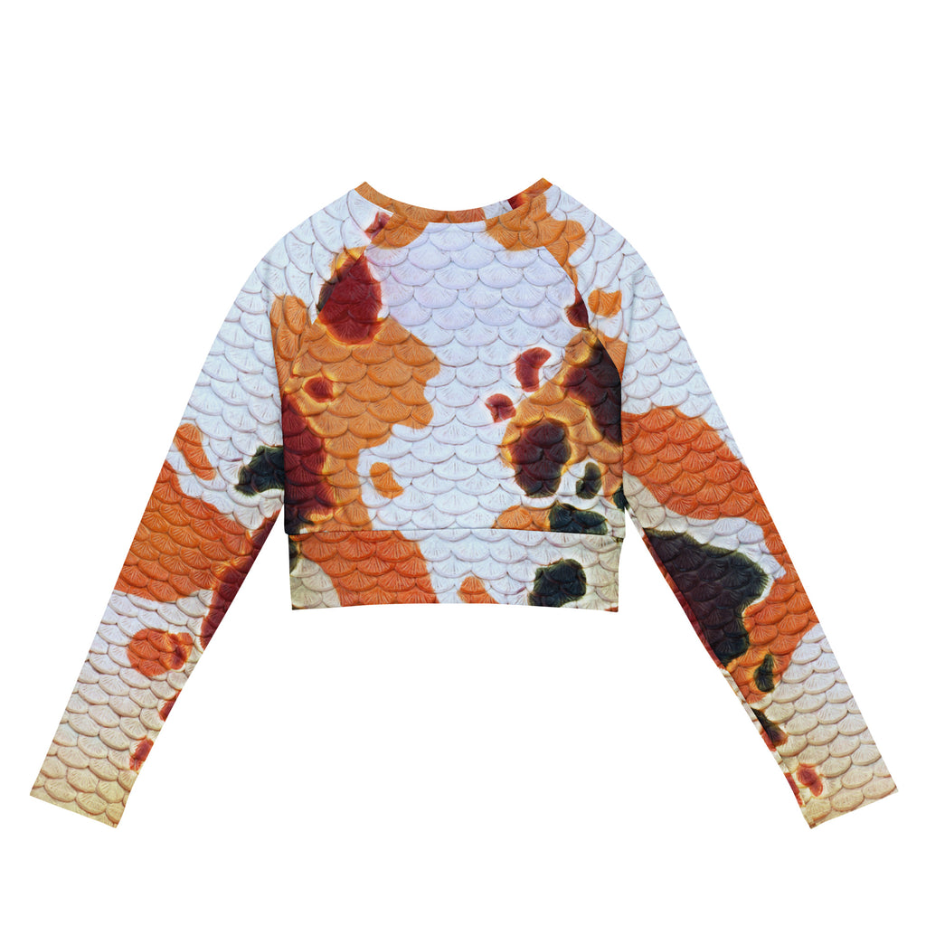 Classic Koi Recycled Cropped Rash Guard