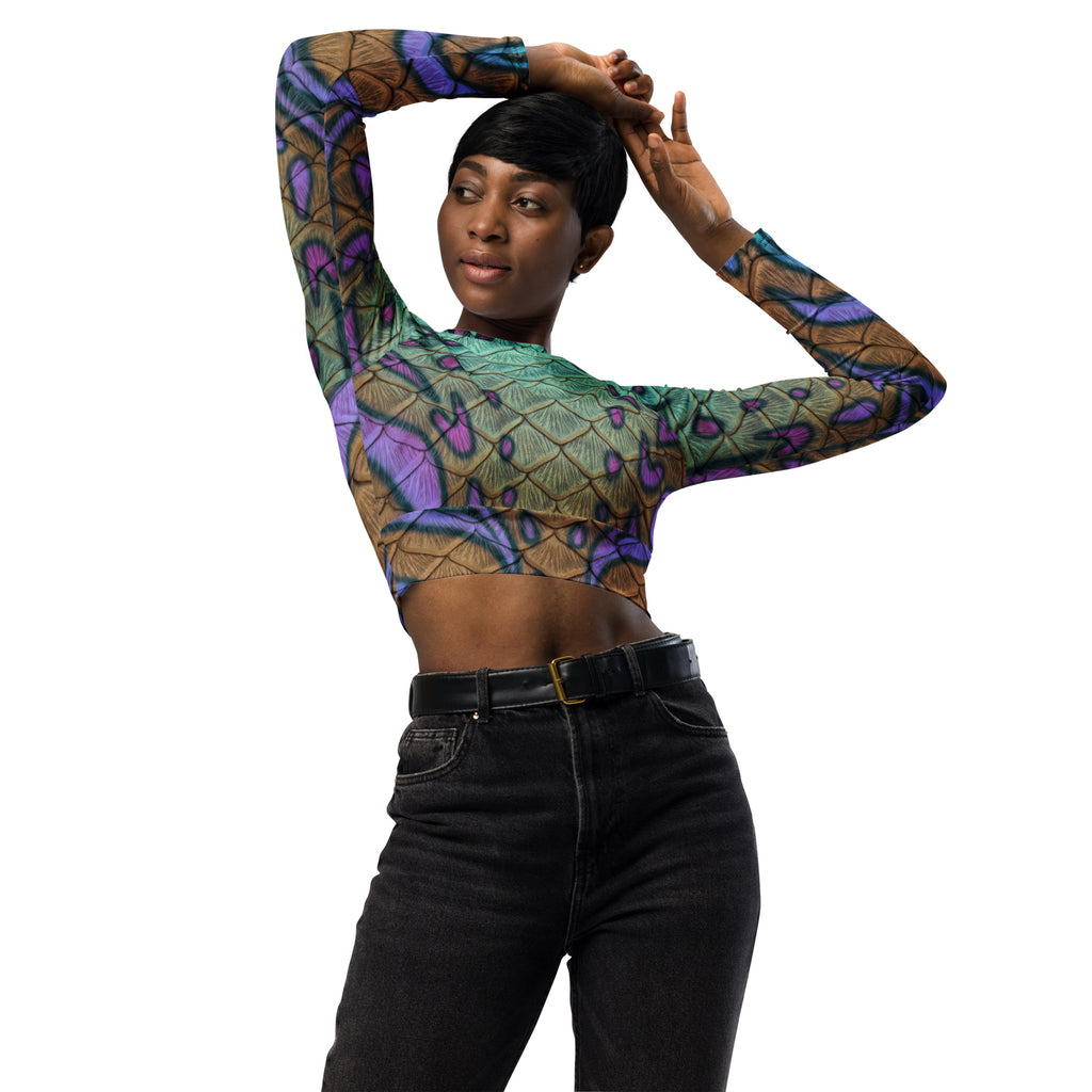 Treasure Cove Recycled Cropped Rash Guard