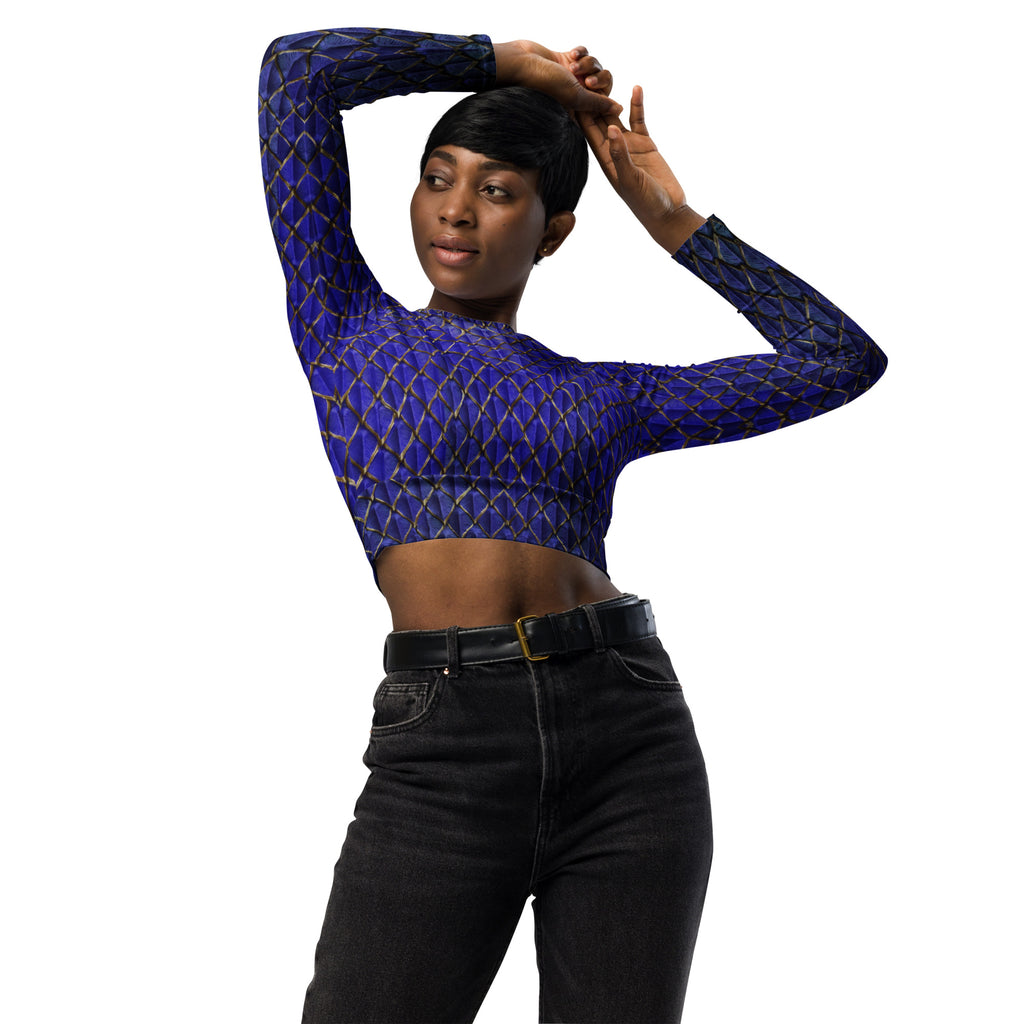 Saphira Recycled Cropped Rash Guard