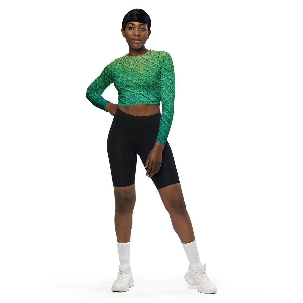 Secret of Skye Recycled Cropped Rash Guard