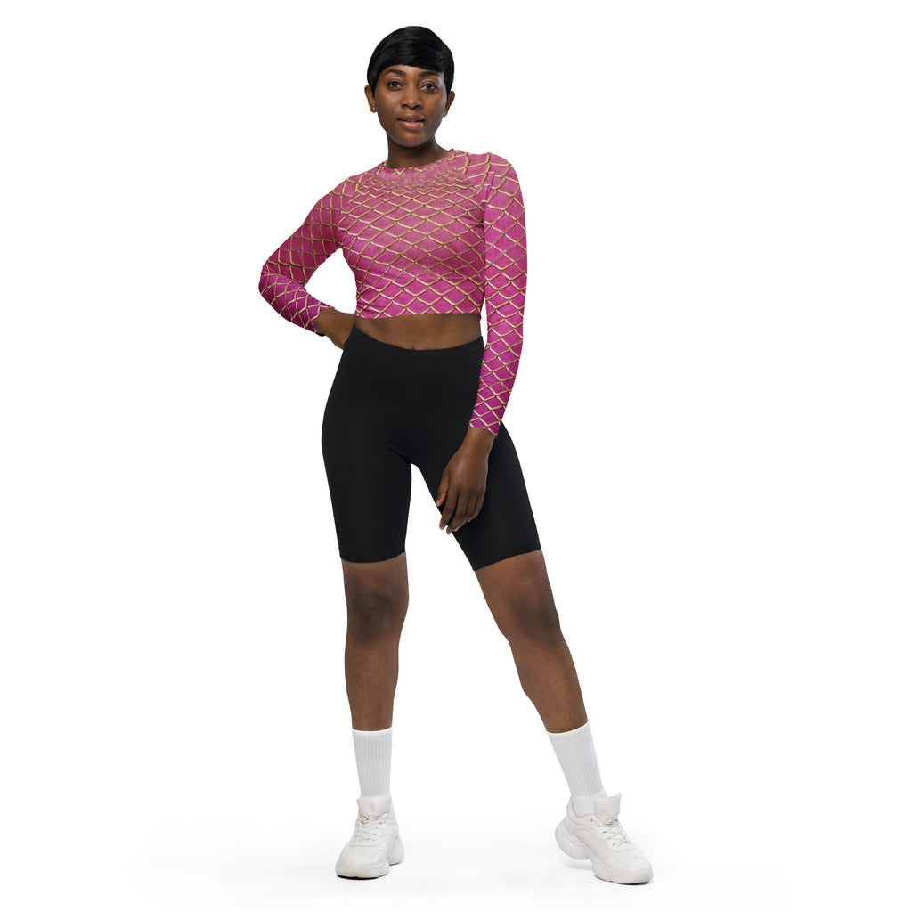 Malibu Recycled Cropped Rash Guard