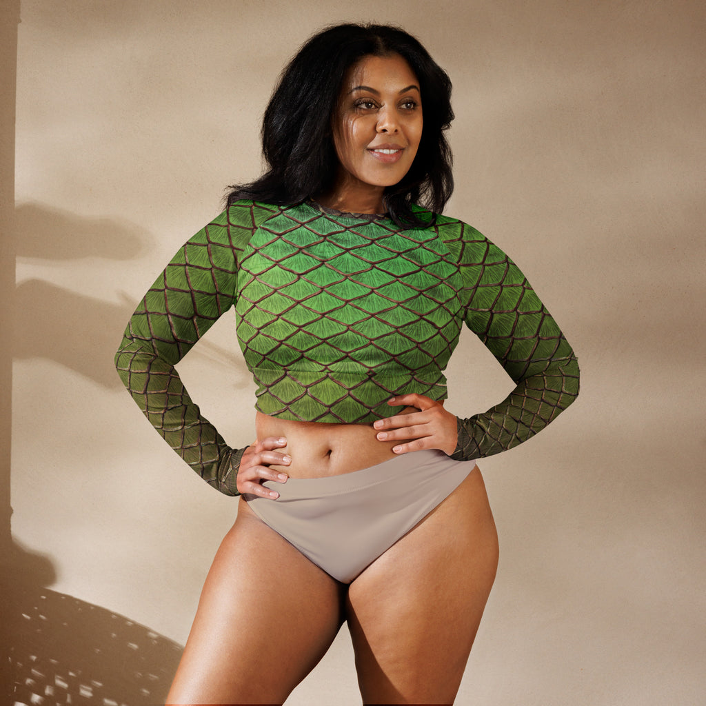 Mirkwood Recycled Cropped Rash Guard