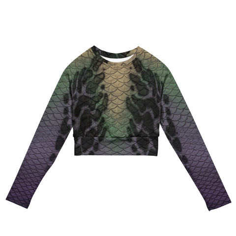 Silhouette Recycled Cropped Rash Guard