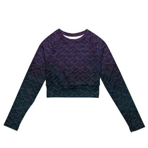 Silhouette Recycled Cropped Rash Guard