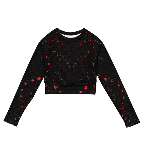 Silhouette Recycled Cropped Rash Guard