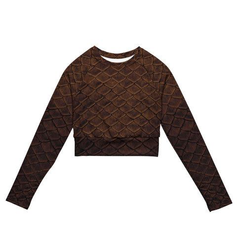 Silhouette Recycled Cropped Rash Guard