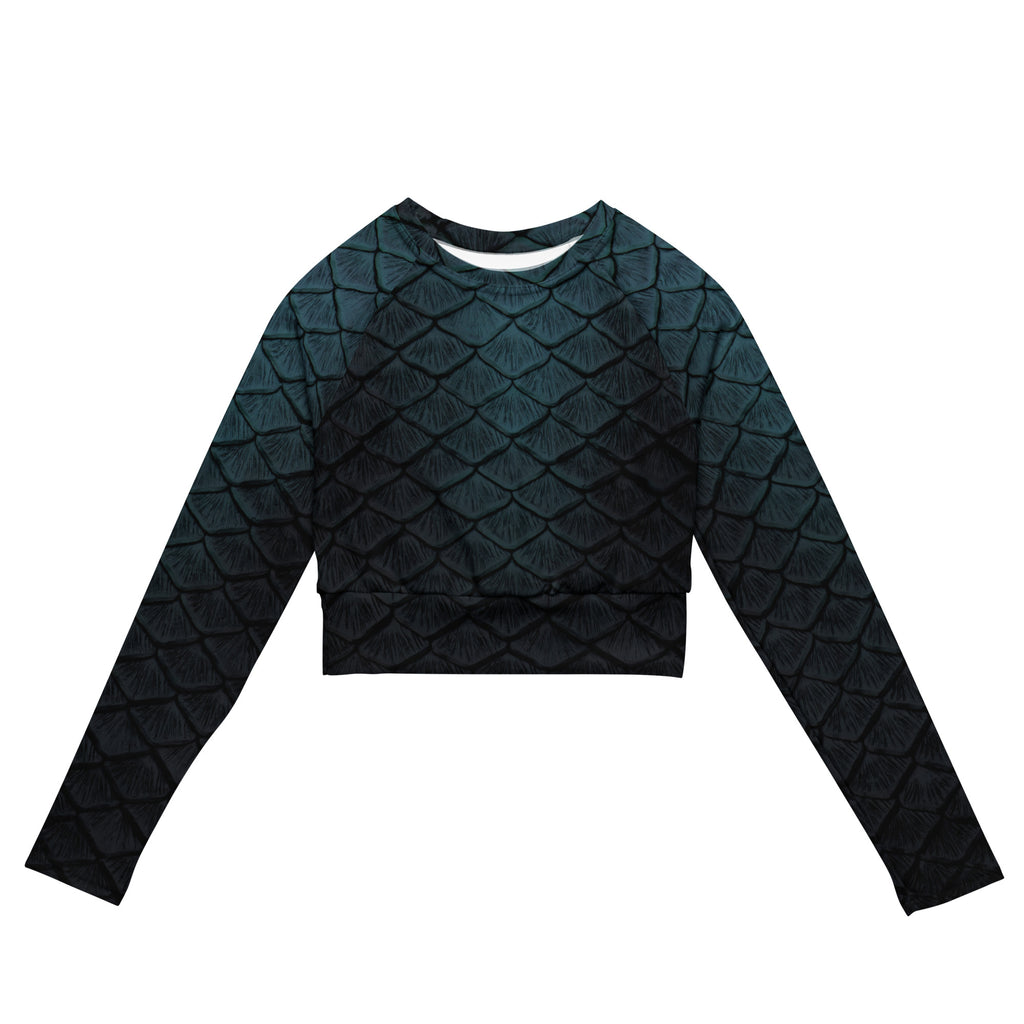 Silhouette Recycled Cropped Rash Guard