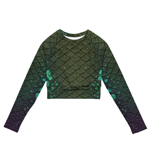 Silhouette Recycled Cropped Rash Guard