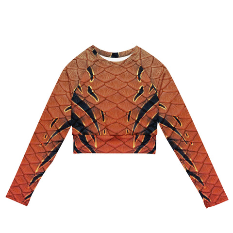 Silhouette Recycled Cropped Rash Guard