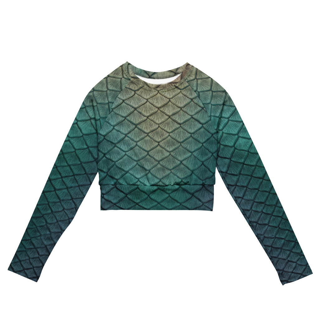 Shipwreck Siren Recycled Cropped Rash Guard