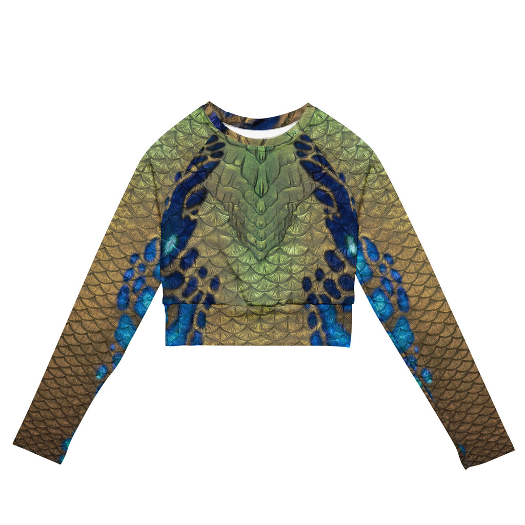 Azul Recycled Cropped Rash Guard