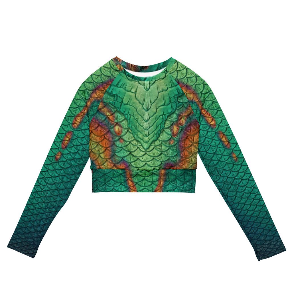 Macaw Recycled Cropped Rash Guard