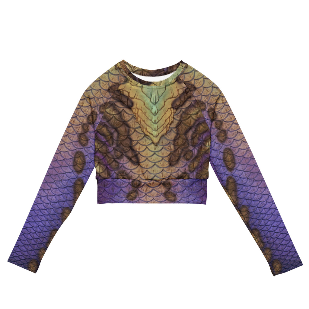 Rune Recycled Cropped Rash Guard