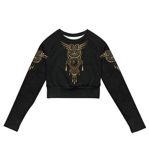 Silhouette Recycled Cropped Rash Guard