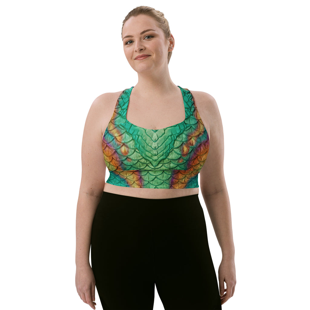 Macaw Recycled Longline Sports Bra