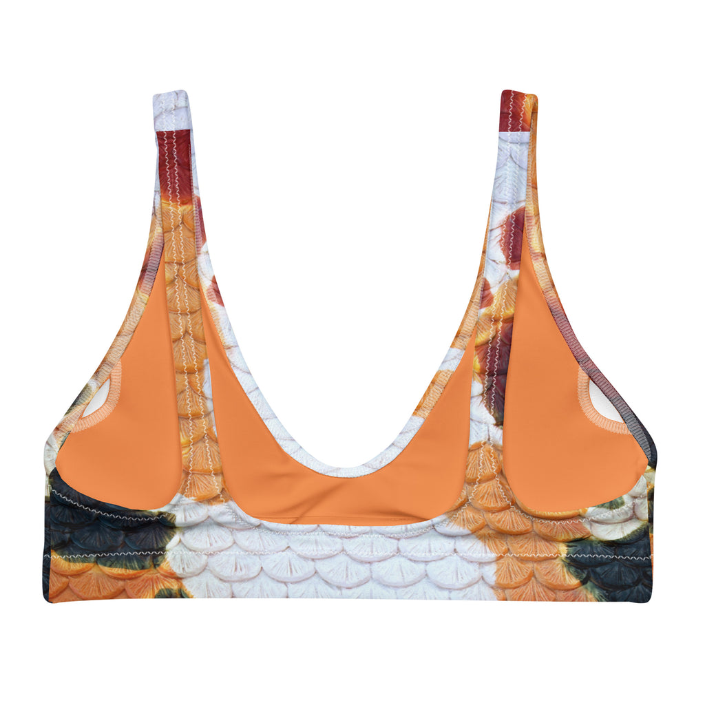 Classic Koi Recycled Padded Bikini Top
