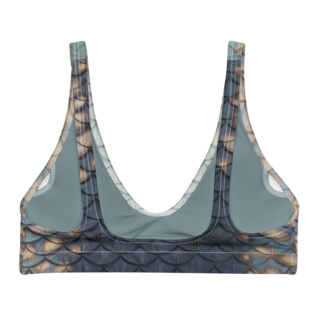Moonshell Recycled padded bikini top