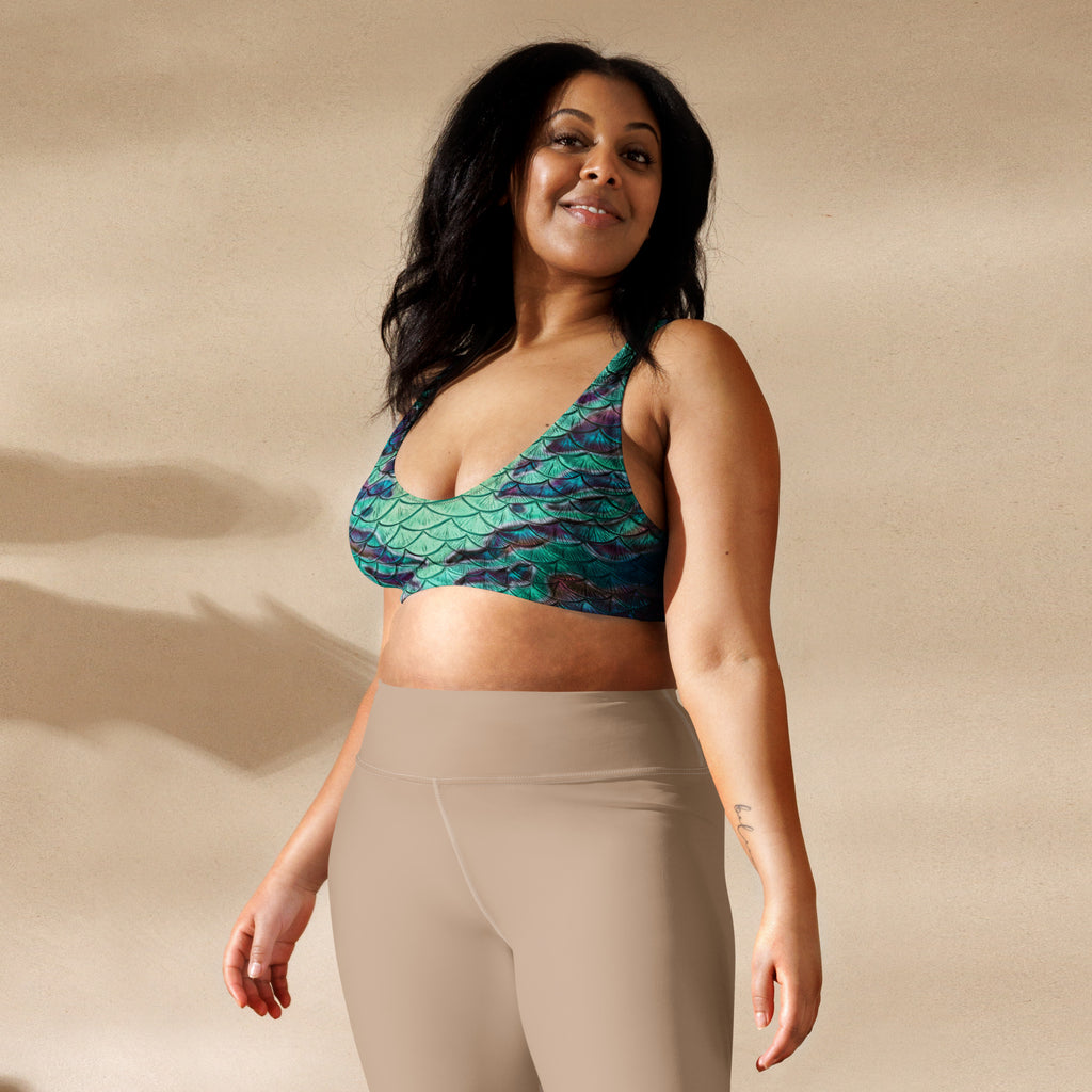 Abalone Abyss Recycled Padded Bikini Top